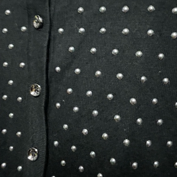 Black Cardigan with Silver Studs - Picture 2 of 4
